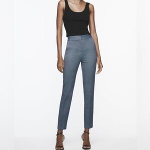Zara Women's Gray Slim-Fit Pants